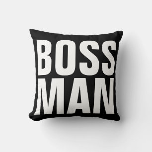Coussin BOSS MAN Funny THROWS