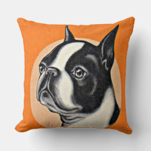Coussin Boston terrier