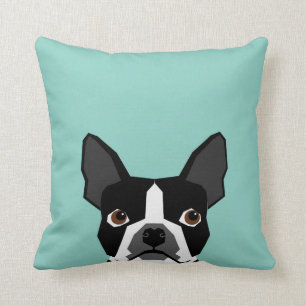 Coussin Boston Terrier - Illustration de l'art pour chien