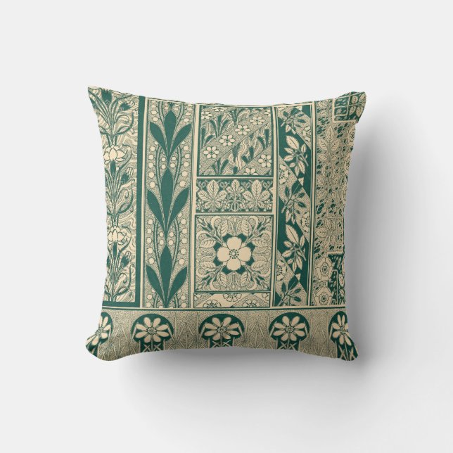 Coussin Botanique décorative Art nouveau Motif (Recto)