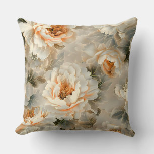 Coussin Botanique des Whispers de automne de velours