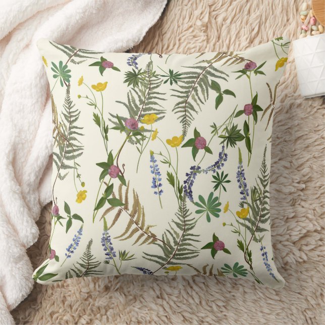 Coussin Botanique sauvage (Couverture)