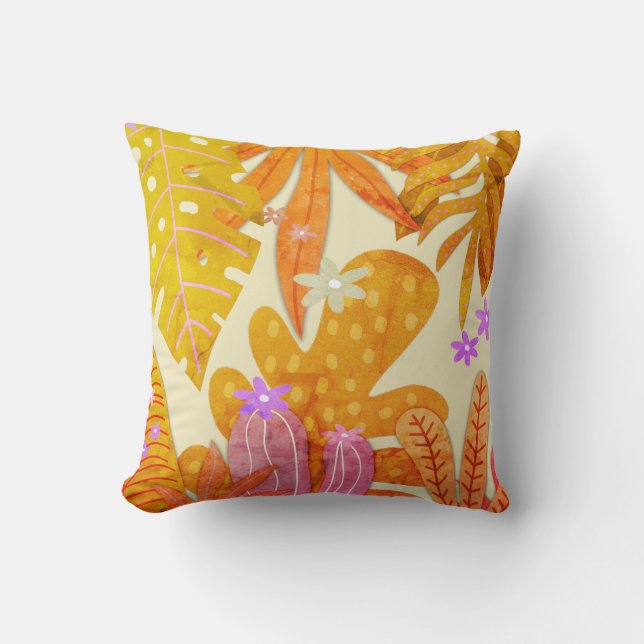 Coussin Botaniques d'automne (Recto)