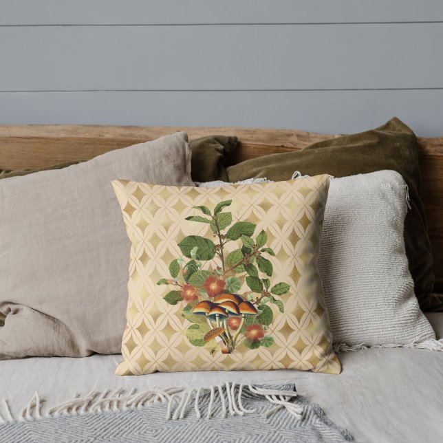 Coussin Botaniques de fantaisie de la forêt (Créateur téléchargé)