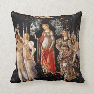 Coussin Botticelli Primavera Jeu d'oreiller