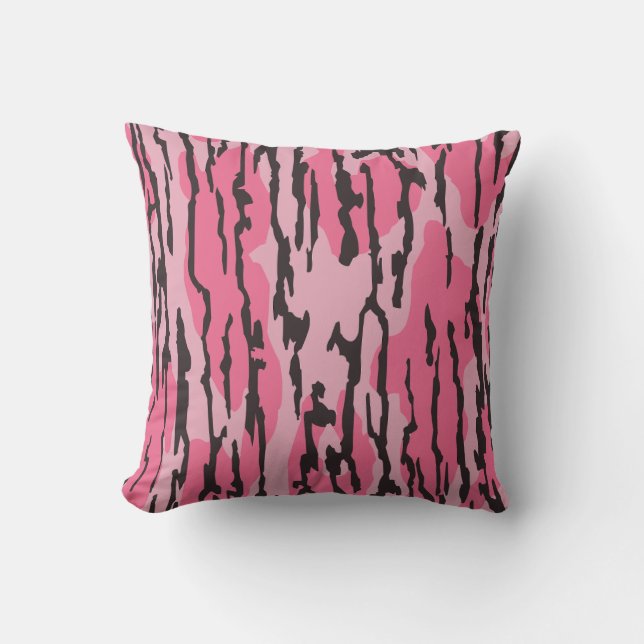 Coussin Bottom Lands Camo Rose pour Femmes et Filles (Recto)