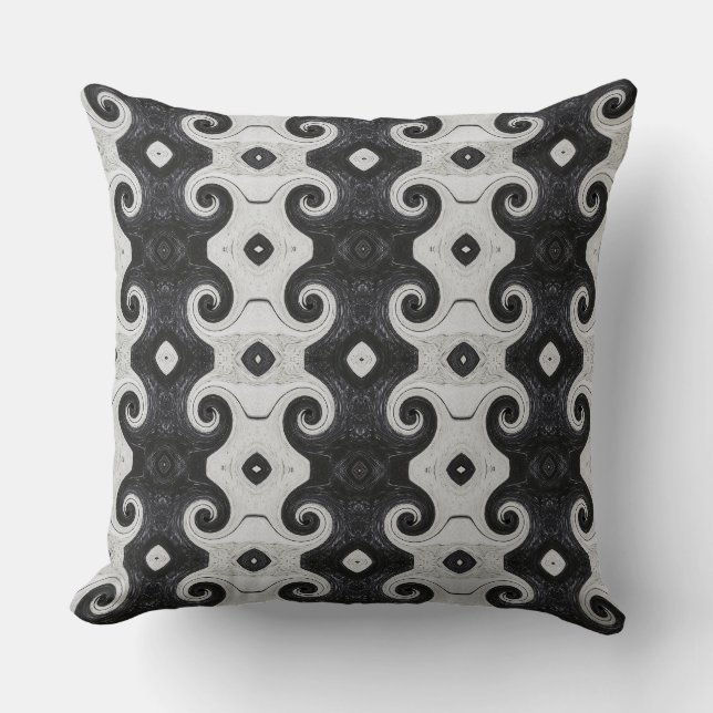 Coussin Boucles auriculaires en diamant Abstrait Motif Ore (Recto)