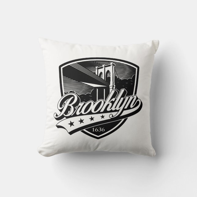 Coussin Bouclier de Brooklyn avec motif Swoosh (Recto)