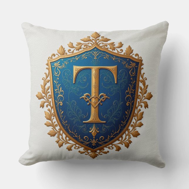 Coussin Bouclier Héraldique Décoratif (Recto)