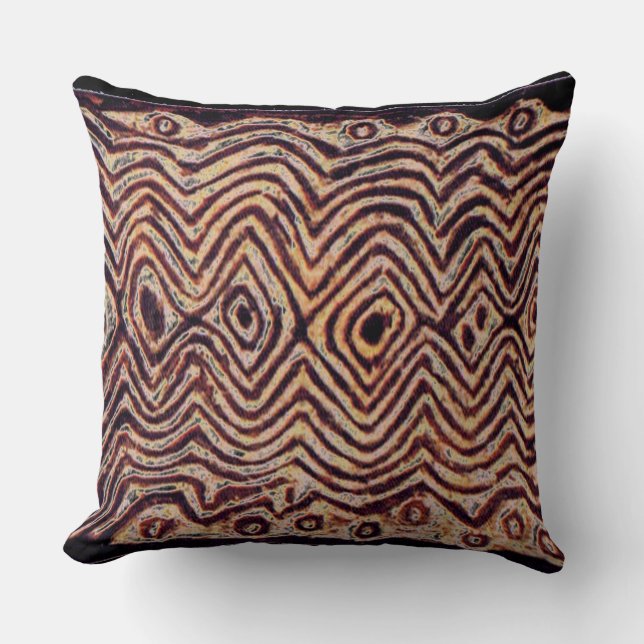 Coussin Bouclier tribal maori Lancer l'oreiller (Recto)