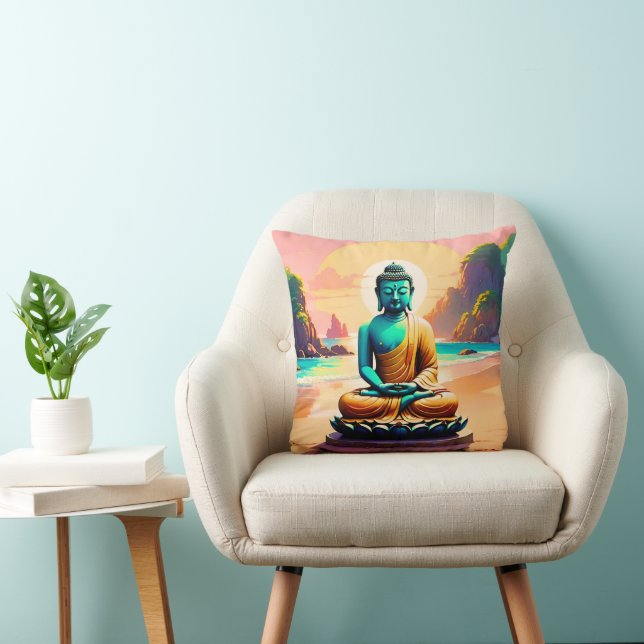 Coussin Bouddha - Rivages sereins de l'illumination  (Chaise)