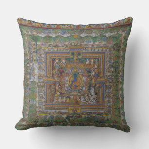 Coussin Bouddhisme Médecine bleue Bouddha