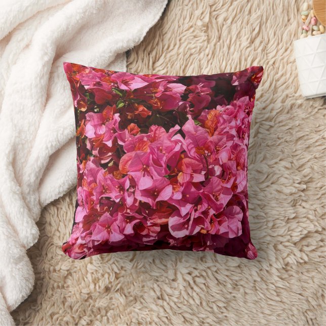 Coussin Bougainvillea Arbuste de vinification rose tropica (Couverture)