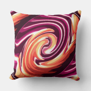 Coussin Bougie dans le vent (fuschia)