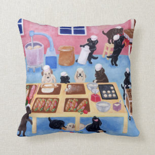 Coussin Boulangerie de Labradors