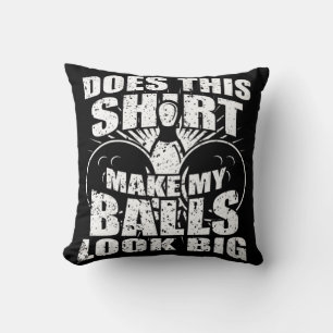 Coussin Boule de Bowling - Boule de Gag pour Homme