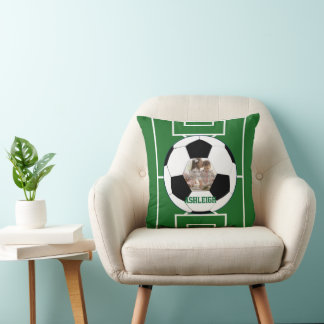 Coussin Boule de football personnalisée et Modèle photo de