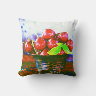 Coussin "Boule De Fruits De Cerises" Belle Photo. Commande