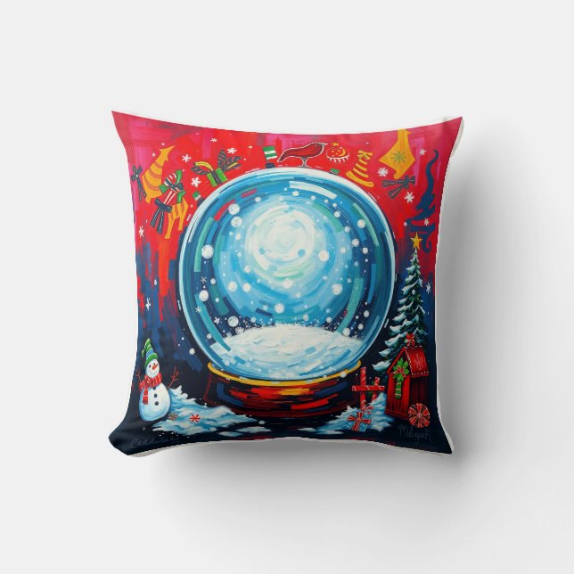 Coussin boule de neige (Recto)
