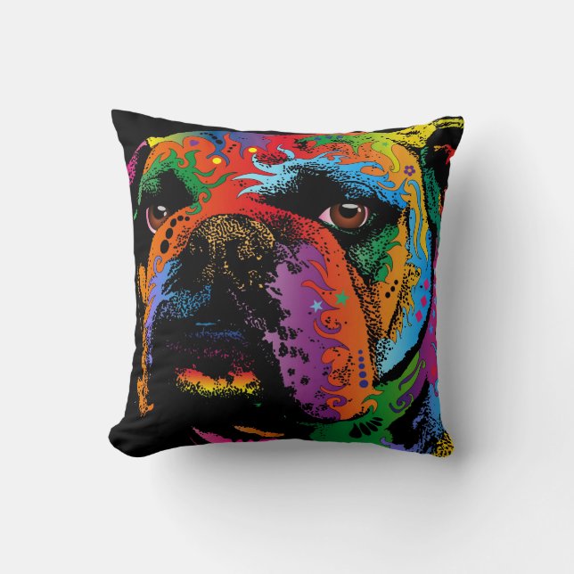 Coussin Bouledogue (Recto)