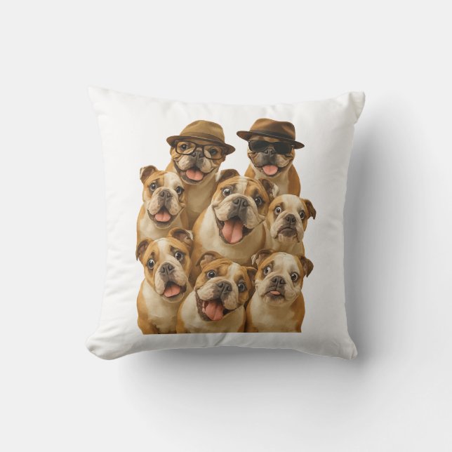 Coussin Bouledogue (Recto)