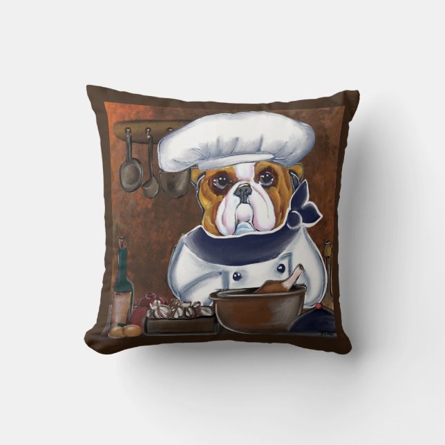 Coussin Bouledogue (Recto)