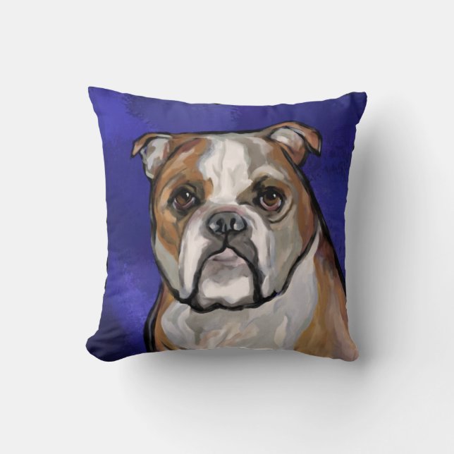 Coussin Bouledogue (Recto)