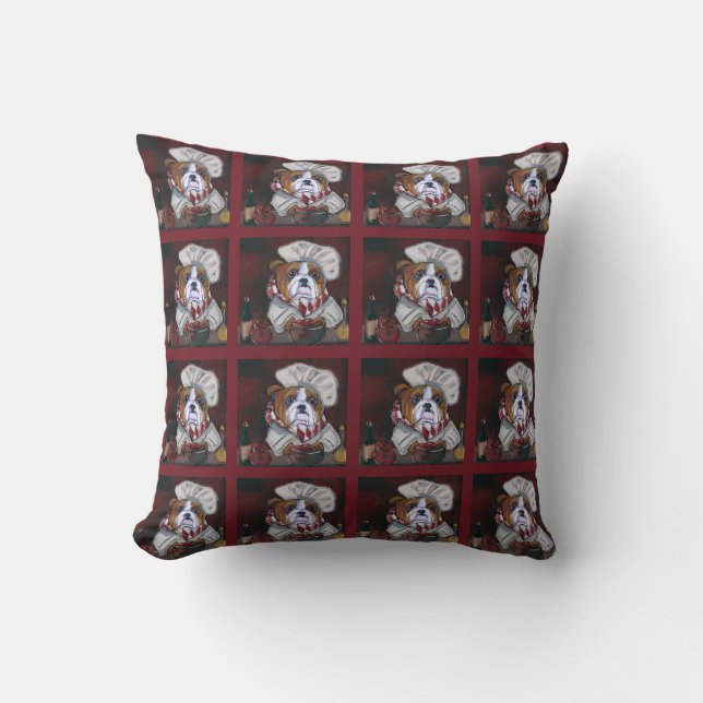 Coussin Bouledogue  (Recto)