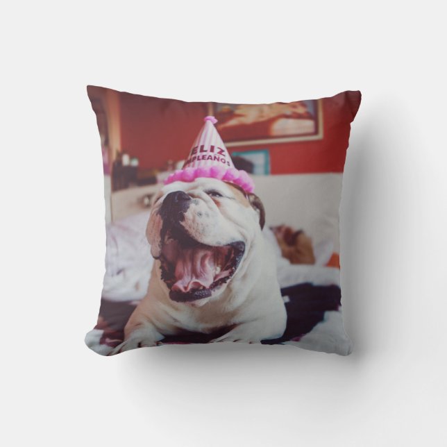 Coussin Bouledogue britannique des images | de Getty (Recto)