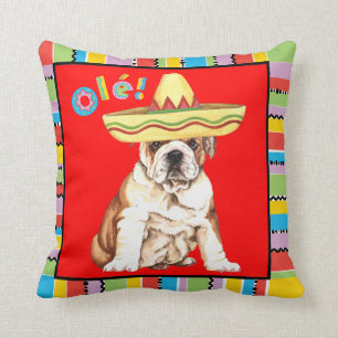 Coussin Bouledogue de fiesta