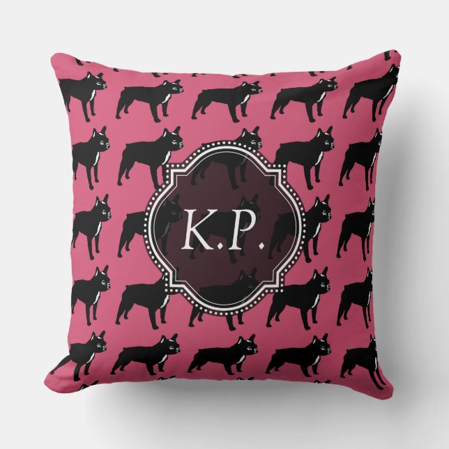 Coussin Bouledogue français (Recto)