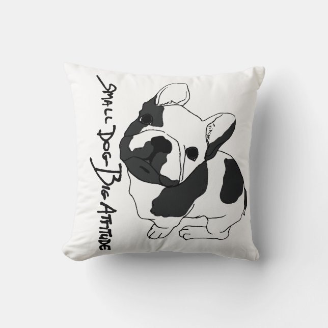 Coussin Bouledogue français (Recto)