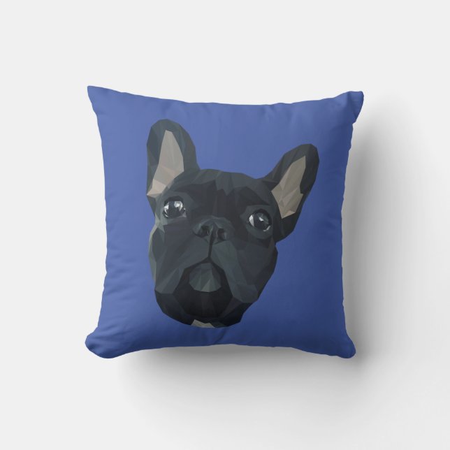 Coussin Bouledogue français Chien Animal de compagnie (Recto)