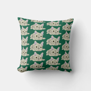 Coussin Bouledogue français endormi