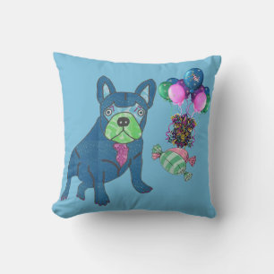 Coussin Bouledogue français French Bulldog de dessin animé