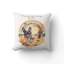 Bouledogue français joyeux & Éclaboussure de café 
