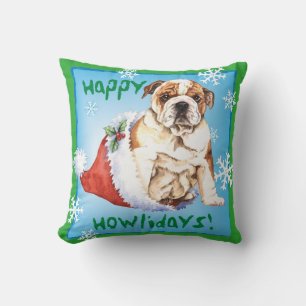 Coussin Bouledogue heureux de Howliday