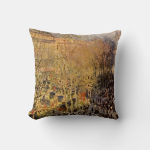 Coussin Boulevard des Capucines par Claude Monet, Art nouv