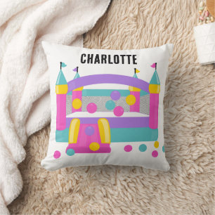 Coussin Bounce House Jumping Castle Ball mignonne Motif ro