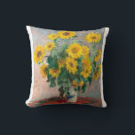 Coussin Bouqet of Sunflowers par Claude Monet<br><div class="desc">Oscar-Claude Monet (UK: /ˈmneɒ/, US: /ʊˈneɪ, madeˈ-/, French: [dmning]; 18 novembre 1840 - 5 december 1926) ce qui a French painter and founder impressiof painist ting who is as key precursor to modernism, especially in his attempts to paint nature as he perceived it.[1] During his long career, ce que la...</div>