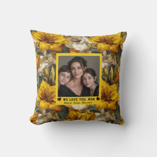 Coussin Bouquet d'amaryllis Grande Maman Rénovation de la