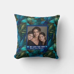 Coussin Bouquet d'amaryllis Meilleure grand-mère Décoratio