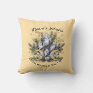 Coussin Bouquet de cristal du jardin au clair de lune • Ma