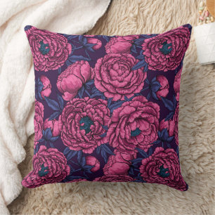 Coussin Bouquet de galets roses