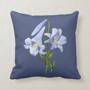Coussin Bouquet de lis de Pâques
