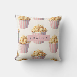 Coussin Bouquet de maïs rose Pastel personnalisé