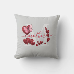 Coussin Bouquet Feuille en forme de coeur pour papillon