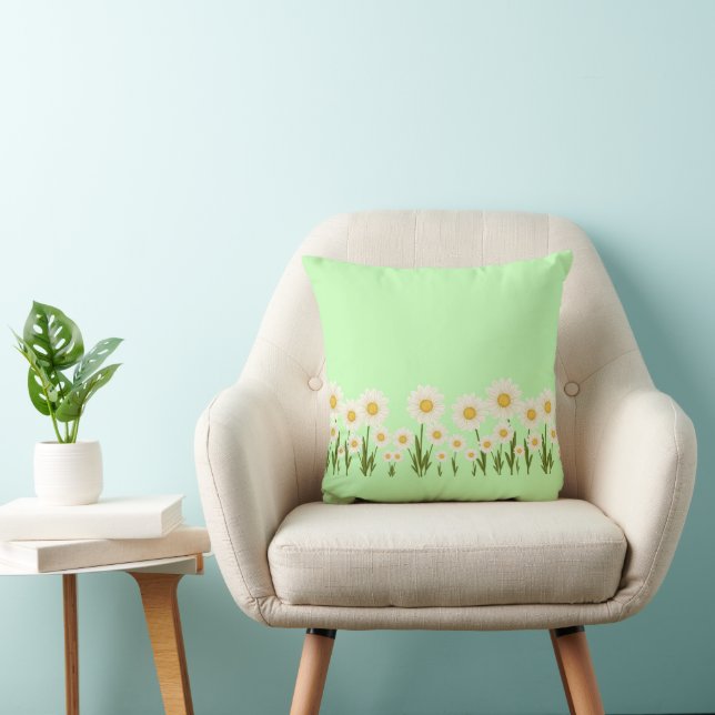 Coussin Bouquet fleur sauvage simple mariage fleurie (Chaise)