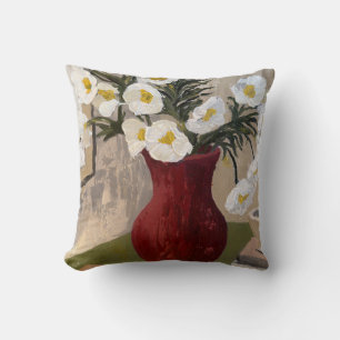 Coussin Bouquet floral dans un vase n° 3 : Cottagecore fle