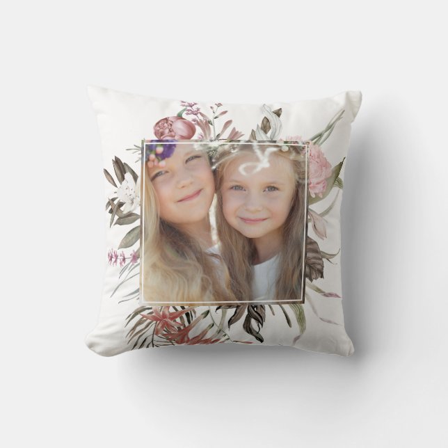 Coussin Bouquet floral Whimsical Photo (Recto)